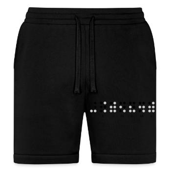 Grandma Braille Blindness Awareness Visually - Bella + Canvas Unisex Short - black - Front