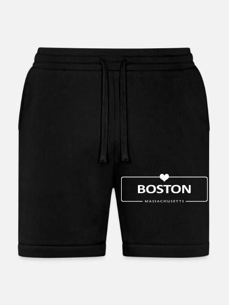 Boston Massachusetts In USA - Bella + Canvas Unisex Short - black