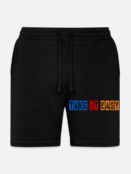 Take it Easy. - Bella + Canvas Unisex Short - black