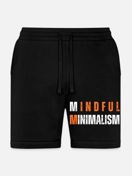 Mindful Minimalism - Bella + Canvas Unisex Short - black