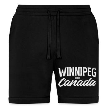 Winnipeg Canada Vintage Script Tee - Bella + Canvas Unisex Short - black - Front