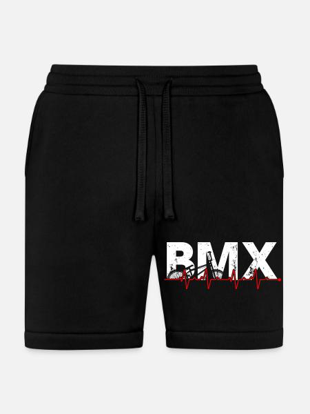 BMX Pulse Bike Art - Bella + Canvas Unisex Short - black