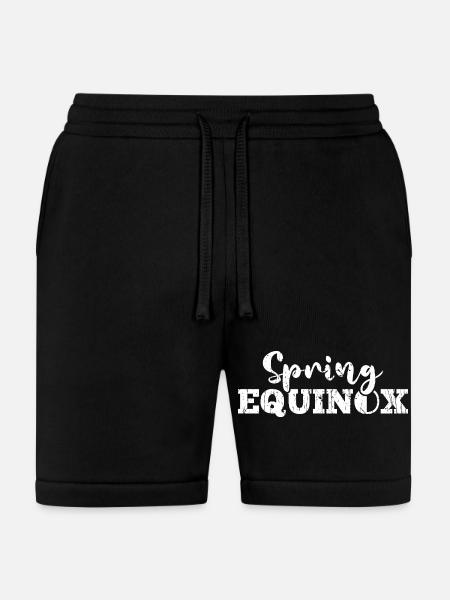 Spring Equinox Floral Script - Bella + Canvas Unisex Short - black