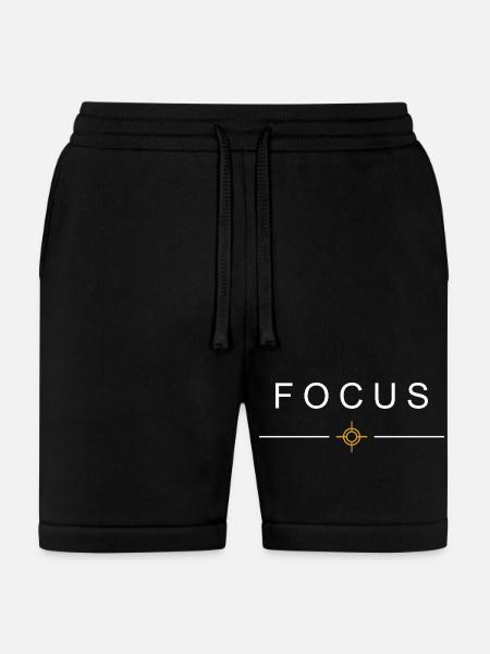 Focus Crosshair Minimal - Bella + Canvas Unisex Short - black