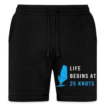 Kite Boarding Water Sport Windsurfing - Bella + Canvas Unisex Short - black - Front
