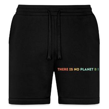 There Is No Planet B Colors - Bella + Canvas Unisex Short - black - Front
