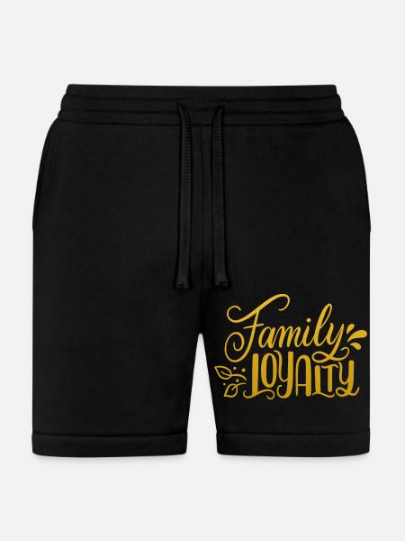 Family Loyalty - Bella + Canvas Unisex Short - black