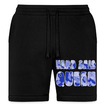 Yard Sale Queen blue camo - Bella + Canvas Unisex Short - black - Front