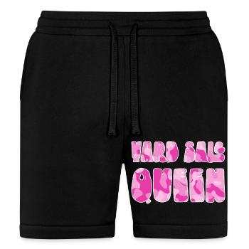 Yard Sale Queen pink camo - Bella + Canvas Unisex Short - black - Front