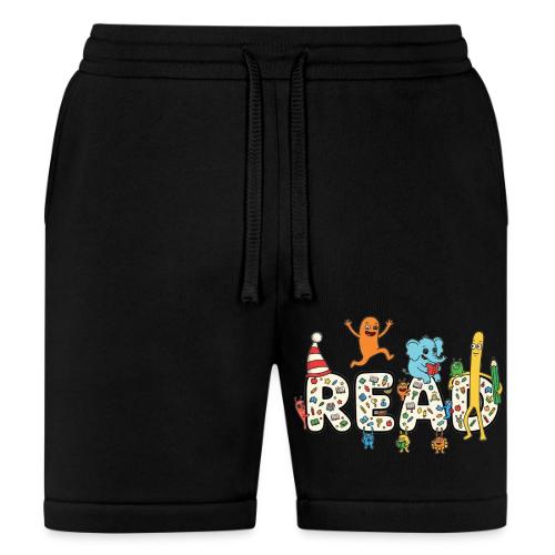 Whimsical READ Kids Cartoon - Bella + Canvas Unisex Short