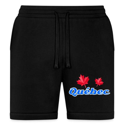 Québec with two red maple leaves - Bella + Canvas Unisex Short