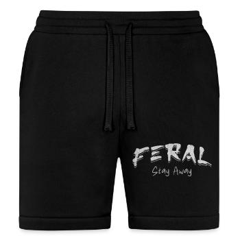 Feral Stay Away - Bella + Canvas Unisex Short - black - Front