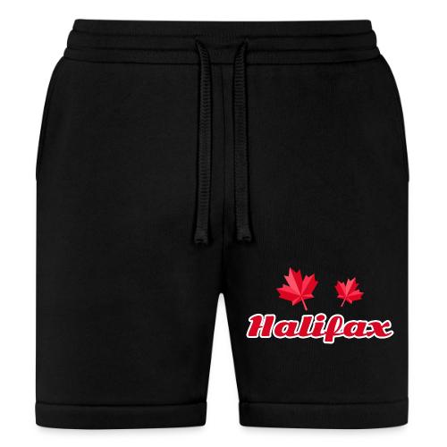 Halifax with two red maple leaves - Bella + Canvas Unisex Short