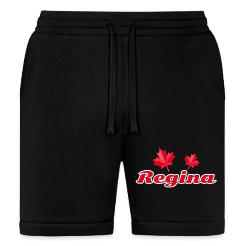Regina with two red maple leaves - Bella + Canvas Unisex Short