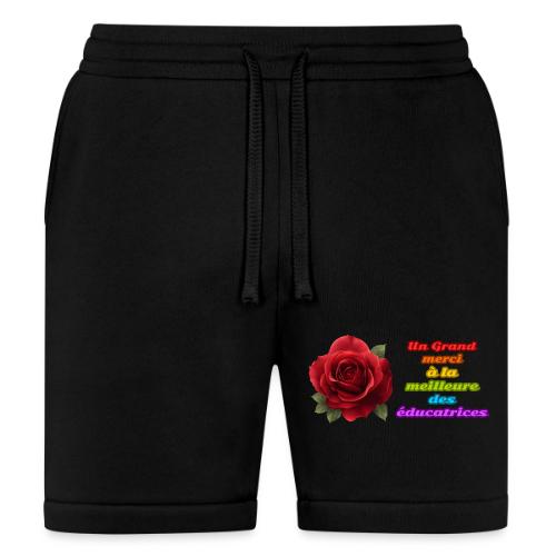 Thank You Educator: Pink and Rainbow Message - Bella + Canvas Unisex Short