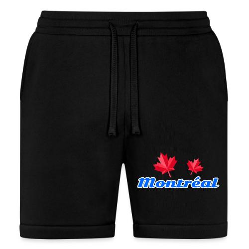Montréal with two red maple leaves - Bella + Canvas Unisex Short
