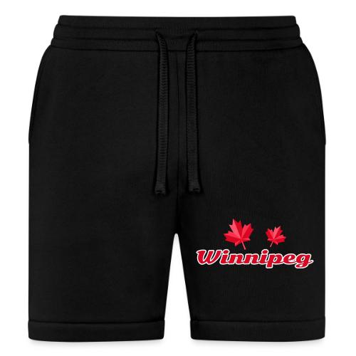 Winnipeg with two red maple leaves - Bella + Canvas Unisex Short