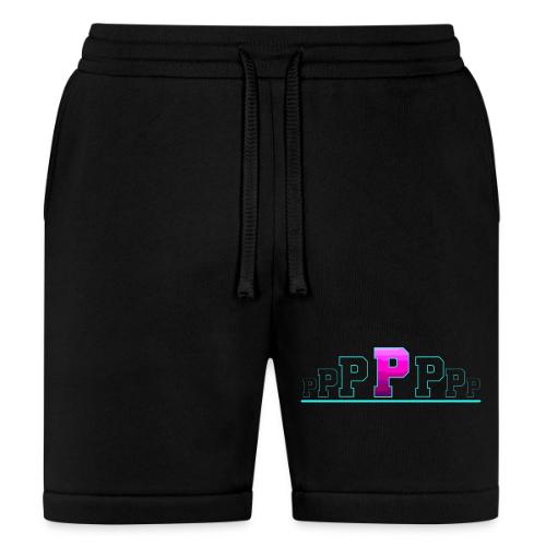 Letter P – Capital Varsity Alphabet Monogram - Bella + Canvas Unisex Short