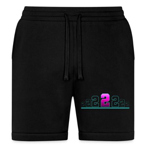 Number 2 in Magenta: Varsity Font - Bella + Canvas Unisex Short