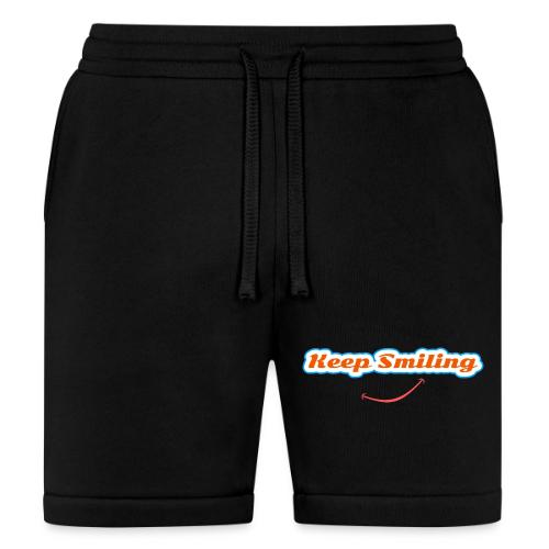 Keep Smiling Positive Vibes Graphic - Bella + Canvas Unisex Short