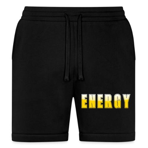 ENERGY Electric Yellow Power Word Design - Bella + Canvas Unisex Short