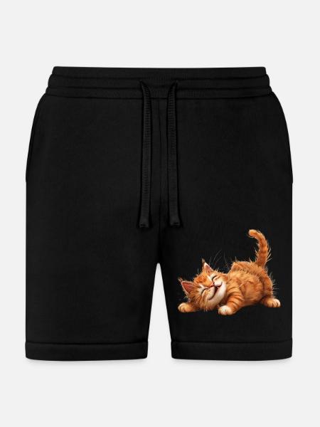 Funny Cat - Bella + Canvas Unisex Short - black
