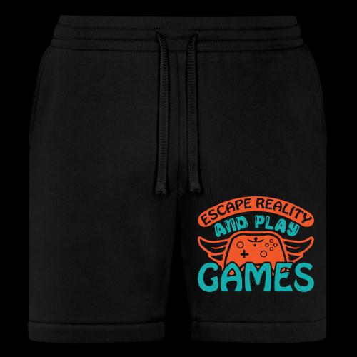 Escape Reality, Play Games - Bella + Canvas Unisex Short