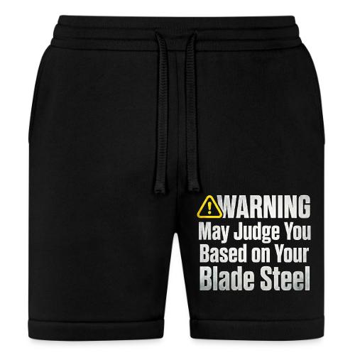 Warning May Judge You Blade Steel Funny Knife - Bella + Canvas Unisex Short