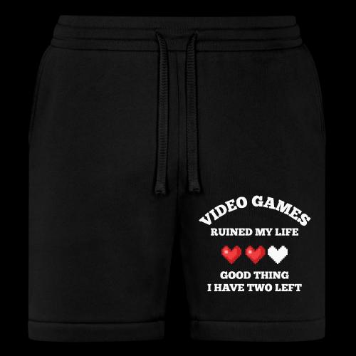 Video Games Ruined My Life (2 Hearts Left) - Bella + Canvas Unisex Short