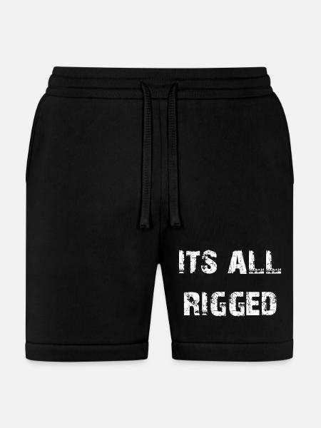 It's All Rigged - Bella + Canvas Unisex Short - black