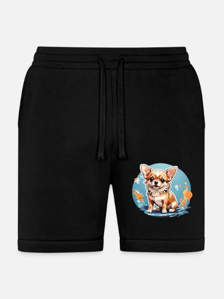 Lovely Chihuahua Dog - Bella + Canvas Unisex Short - black