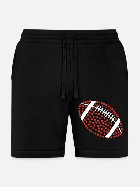 Dot American Football - Bella + Canvas Unisex Short - black
