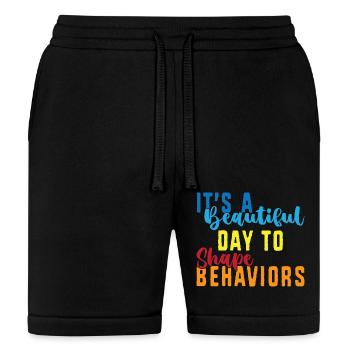 Aba Therapy Its A Beautiful Day To Shape Behavior - Bella + Canvas Unisex Short - black - Front