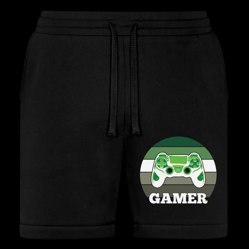Green Sunset Gamer - Bella + Canvas Unisex Short