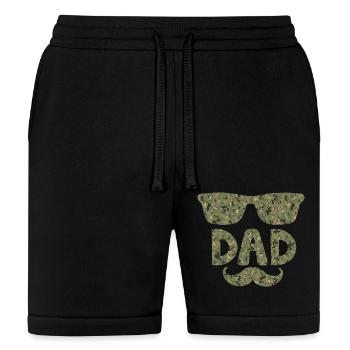 Dad Life Camo - Bella + Canvas Unisex Short - black - Front