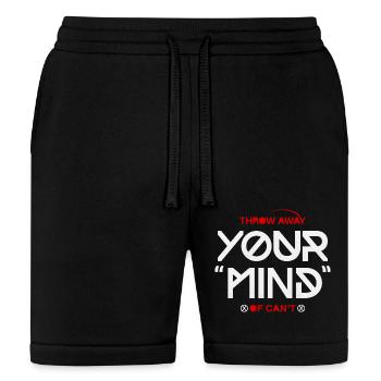 Throw Away Your Mind Of Cant - Bella + Canvas Unisex Short - black - Front