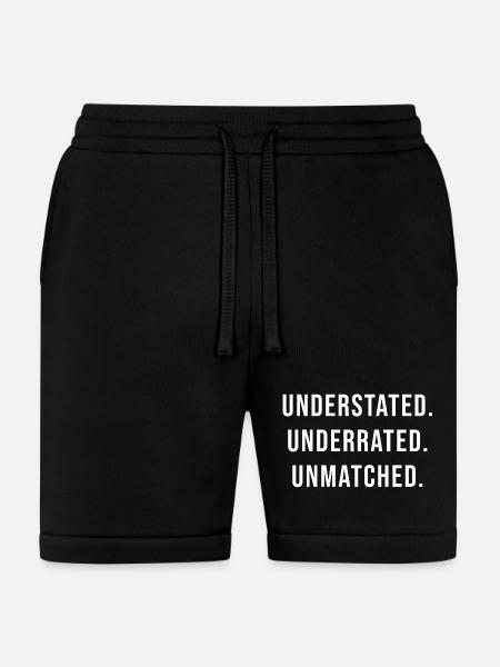 Understated Underrated Unmatched - Bella + Canvas Unisex Short - black