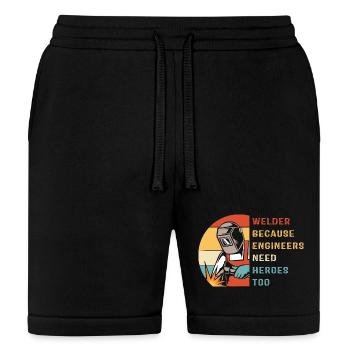 Mechanic Construction Welder - Bella + Canvas Unisex Short - black - Front