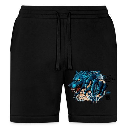 Blue Wolf Graffiti Street Art - Bella + Canvas Unisex Short
