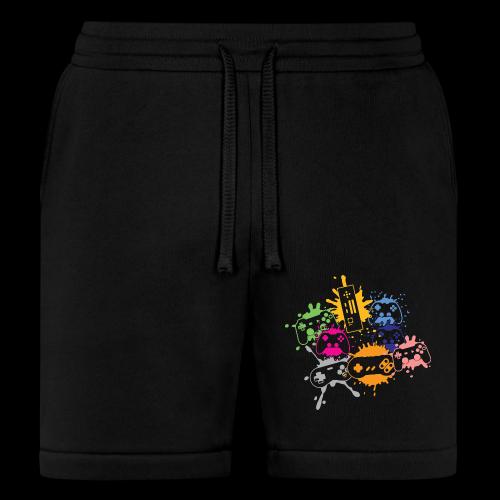 Colorful Controller Splash Art - Bella + Canvas Unisex Short