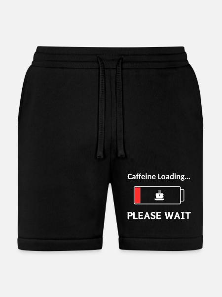 Caffeine Loading PleaseWait - Bella + Canvas Unisex Short - black