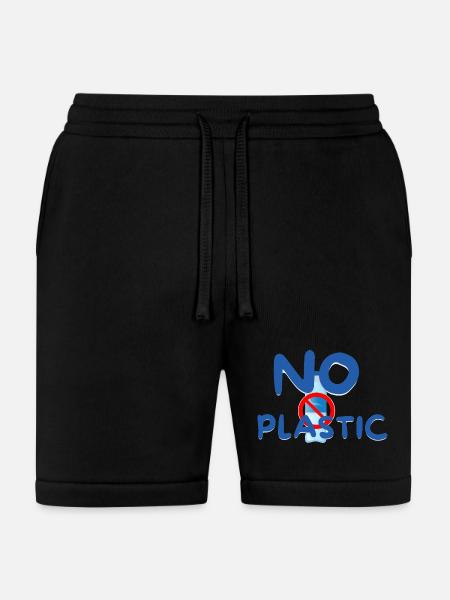 NO PLASTIC - Bella + Canvas Unisex Short - black