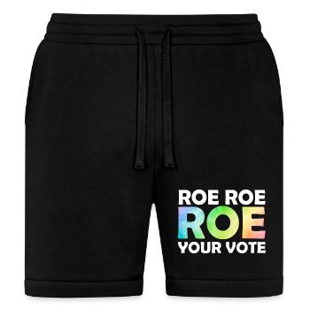 Colorful Protest Message Design - Bella + Canvas Unisex Short - black - Front