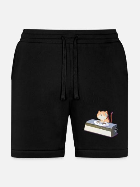 PanicMeow - Bella + Canvas Unisex Short - black