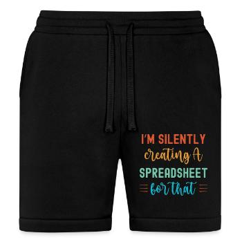 A spreadsheet For That Funny Accountant - Bella + Canvas Unisex Short - black - Front