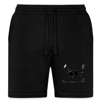 Aerial Wakeboard Splash - Bella + Canvas Unisex Short - black - Front