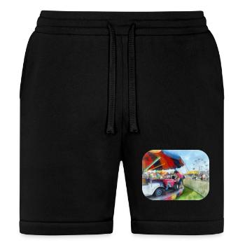 Car Ride at the Fair - Bella + Canvas Unisex Short - black - Front
