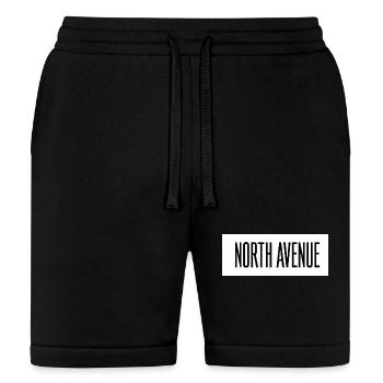 North Avenue Bold Typography - Bella + Canvas Unisex Short - black - Front