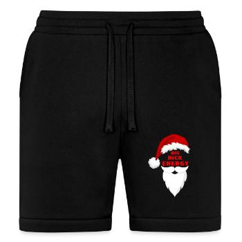 Big Nick Energy Funny Santa - Bella + Canvas Unisex Short - black - Front