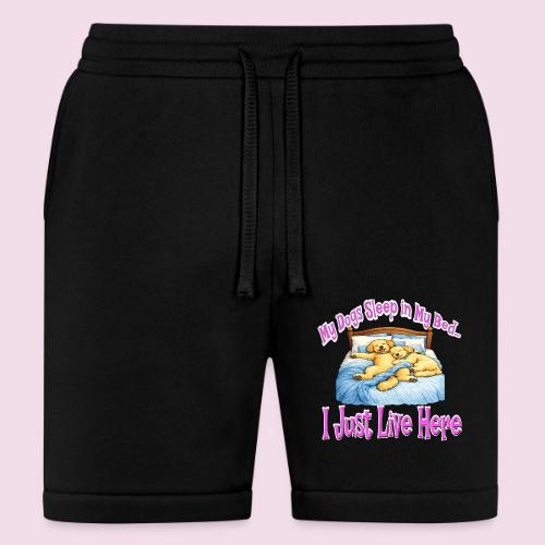 My Dogs Sleep in My Bed I Just Live Here - Bella + Canvas Unisex Short